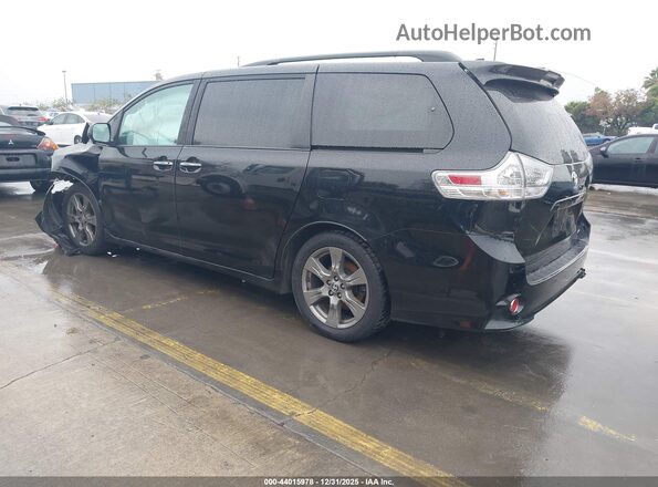 5tdxz3dc8ls069014 2020 TOYOTA SIENNA Black Rear left