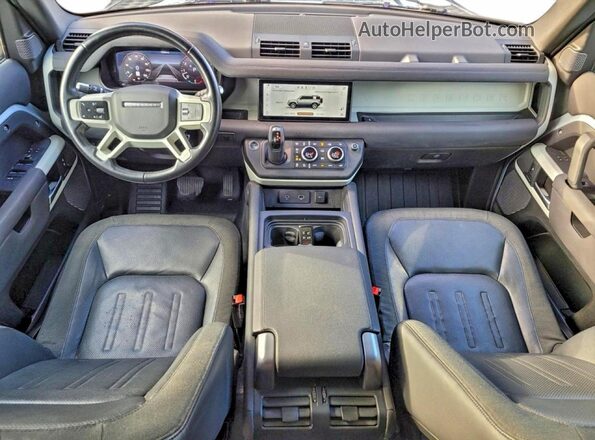 SALEPERU0M2041722 2021 LAND ROVER DEFENDER Silver Vista de los asientos traseros