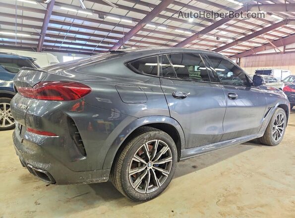 5UXCY8C06L9B21326 2020 BMW X6 Gray წინა მარჯვენა