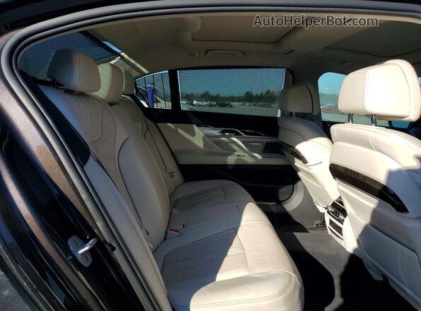 WBA7E2C52GG548096 2016 BMW 7 SERIES Black Rear interior view