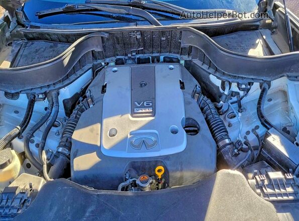 JN8CS1MW2HM411677 2017 INFINITI QX70 White წინა პანელის ხედი