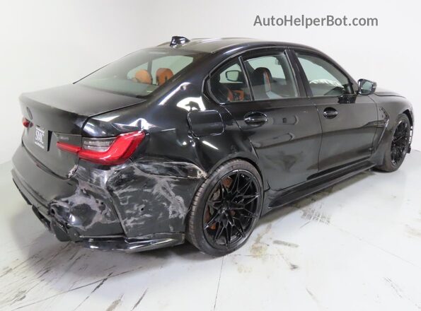 WBS33AY01MFK86175 2021 BMW M3 Black Առջևի աջ
