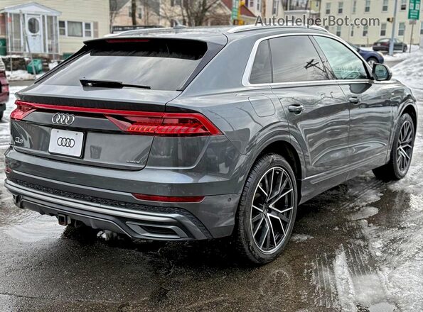 WA1EVAF19LD025211 2020 AUDI Q8 Gray Delantero derecho