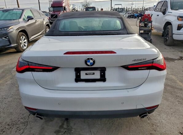 WBA23AT08NCJ12680 2022 BMW 4 SERIES White წინა სალონის ხედი