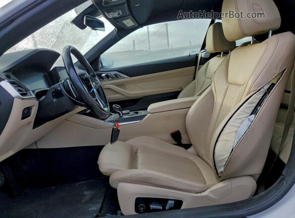 WBA23AT08NCJ12680 2022 BMW 4 SERIES White წინა პანელის ხედი
