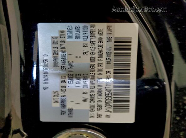 JM1NDAM70S0652417 2025 MAZDA MX-5 Черный Вид наклейки с VIN-кодом