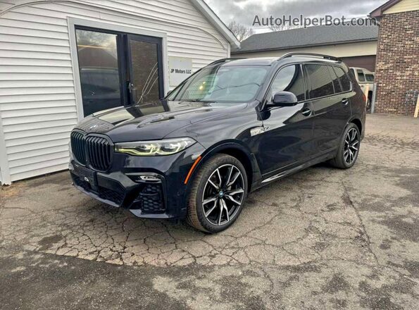 5UXCW2C09M9E23892 2021 BMW X7 Black Rear left