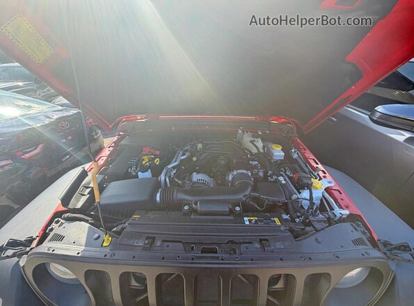1C4GJXAG4NW145160 2022 JEEP WRANGLER Red 