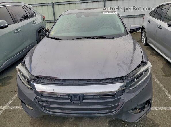 19XZE4F57NE003883 2022 HONDA INSIGHT Gray Вид ззаду