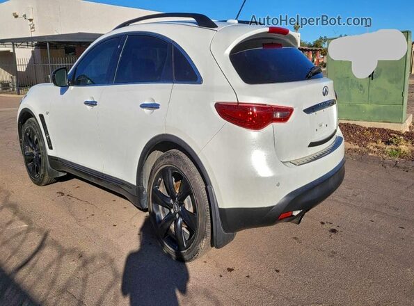 JN8CS1MW2HM411677 2017 INFINITI QX70 White Przód prawy