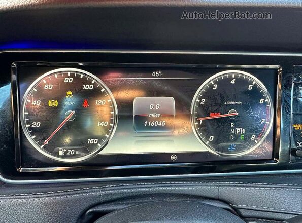 WDDUG8FB3GA225611 2016 MERCEDES-BENZ S Black წინა სალონის ხედი