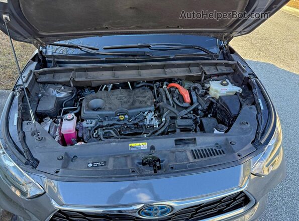 5TDEBRCH1MS032013 2021 TOYOTA HIGHLANDER HYBRID Серый Вид панели приборов