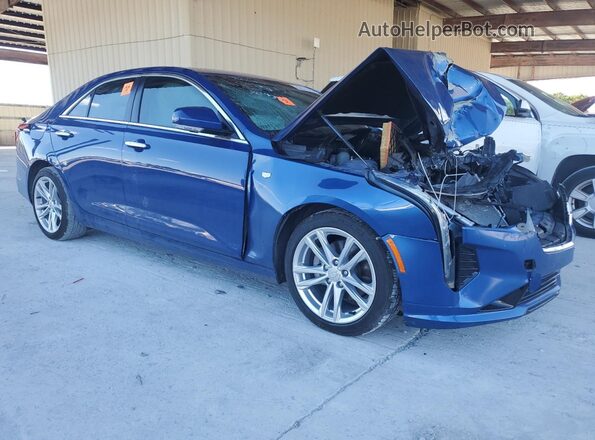 1G6DJ5RK7M0127093 2021 CADILLAC CT4 Синий Вид спереди