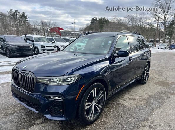 5UXCW2C06N9J79973 2022 BMW X7 Синий 
