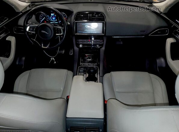 SADCK2GXXKA392993 2019 JAGUAR F-PACE Black Vista del cuadro de instrumentos