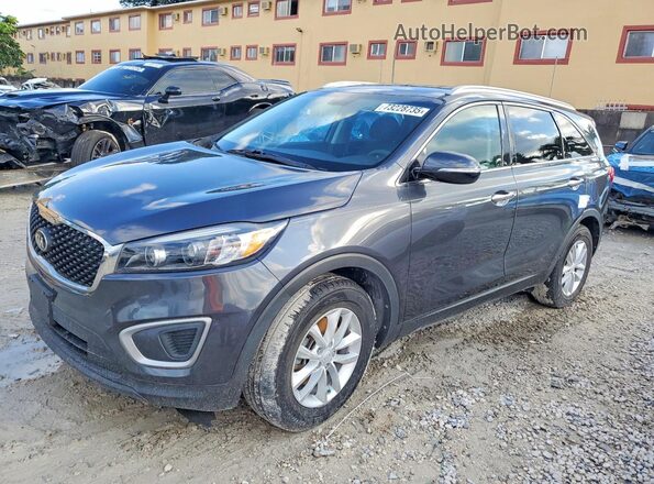 5XYPG4A38JG344438 2018 KIA SORENTO Charcoal 