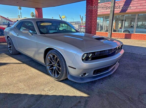 2C3CDZBT6NH207173 2022 DODGE CHALLENGER Silver Rear left