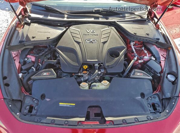 JN1EV7KK4MM411028 2021 INFINITI Q60 Red Widok komory silnika