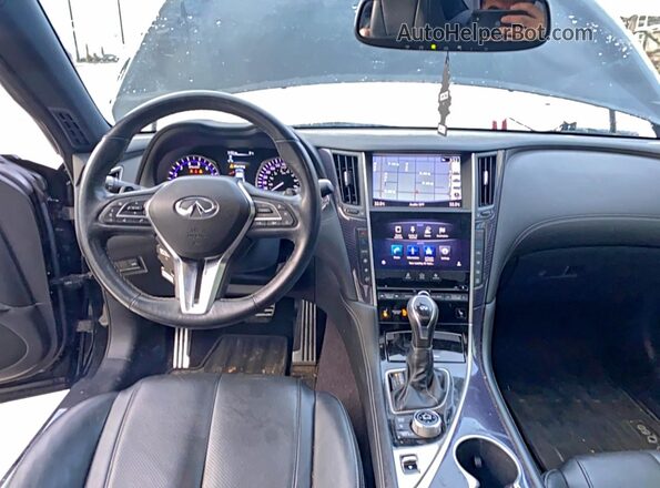 JN1FV7EL7HM701889 2017 INFINITI Q60 Black Vista de los asientos traseros