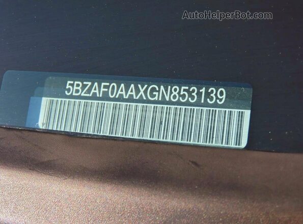 5BZAF0AAXGN853139 2016 NISSAN NV Brown 