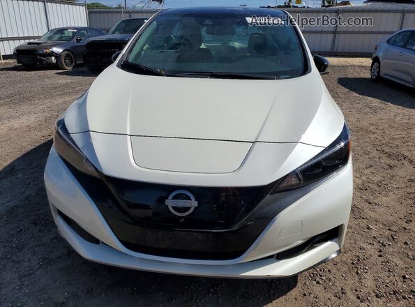 1N4CZ1CV4PC557962 2023 NISSAN LEAF White Widok z tyłu