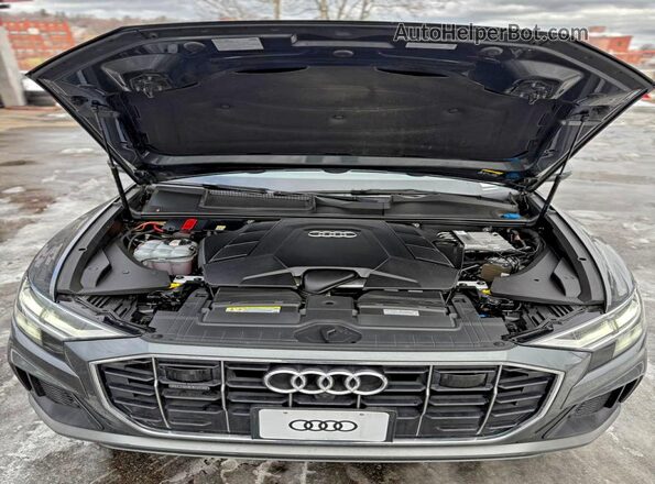 WA1EVAF19LD025211 2020 AUDI Q8 Gray Vista interior trasera