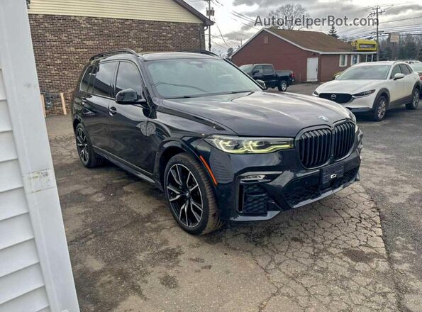 5UXCW2C09M9E23892 2021 BMW X7 Black Front view