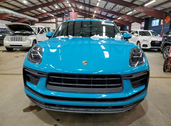 WP1AA2A53NLB01643 2022 PORSCHE MACAN Blue Vista trasera
