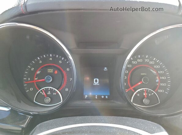 6G3F15RW4HL301072 2017 CHEVROLET SS Charcoal ხელსაწყოთა პანელის ხედი