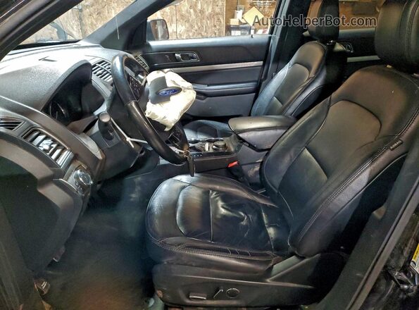 1FM5K8D83JGC04021 2018 FORD FORD EXPLORER Black Вид салону спереду