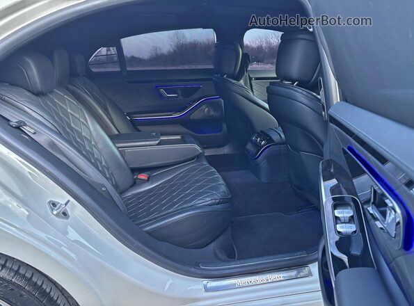 W1K6G7GB3NA078446 2022 MERCEDES-BENZ S Белый Вид наклейки с VIN-кодом