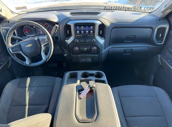 3GCUYDED8MG157015 2021 CHEVROLET SILVERADO Gray Вид задніх сидінь