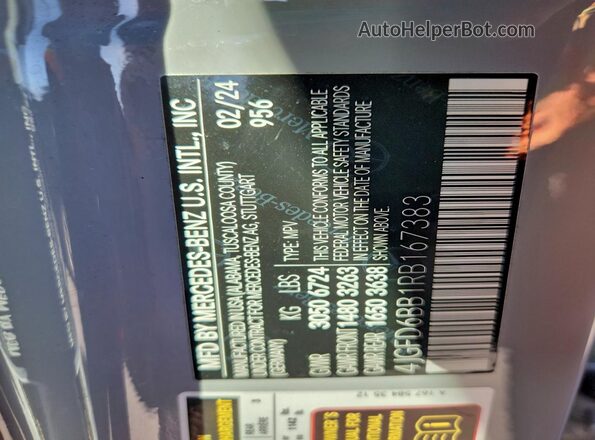 4JGFD6BB1RB167383 2024 MERCEDES-BENZ GLE-CLASS Gray 