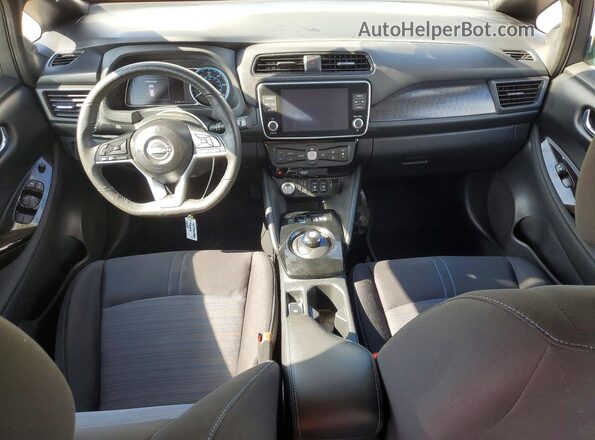 1N4CZ1CV4PC557962 2023 NISSAN LEAF White Widok zestawu wskaźników