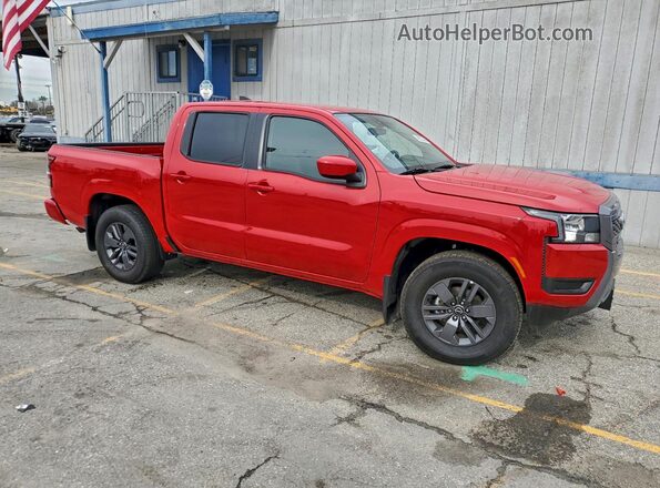1N6ED1EJ2SN640408 2025 NISSAN FRONTIER Red Widok z przodu