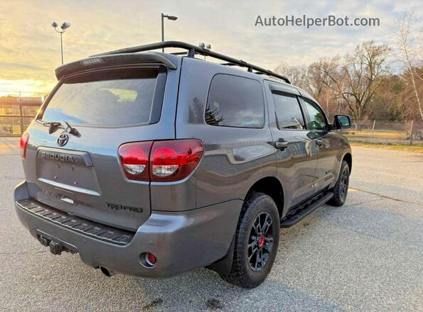 5TDEY5B10MS182254 2021 TOYOTA SEQUOIA Gray წინა მარჯვენა