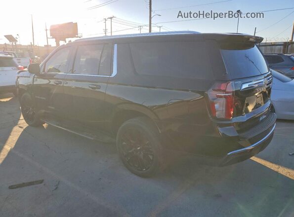 1GNSCCKD1MR143579 2021 CHEVROLET SUBURBAN Black Tył prawy