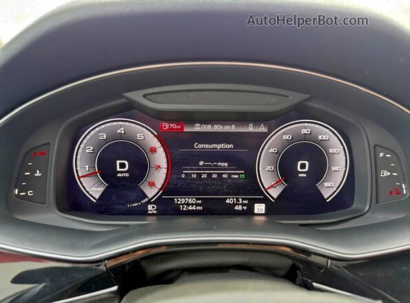 WA1EVAF19LD025211 2020 AUDI Q8 Gray Vista del compartimento del motor