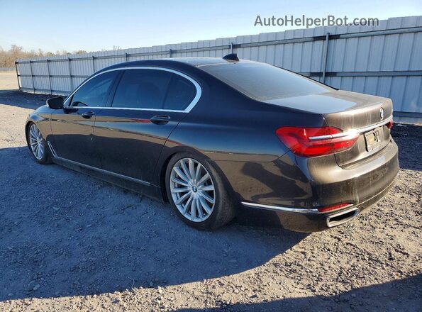 WBA7E2C52GG548096 2016 BMW 7 SERIES Black Rear right