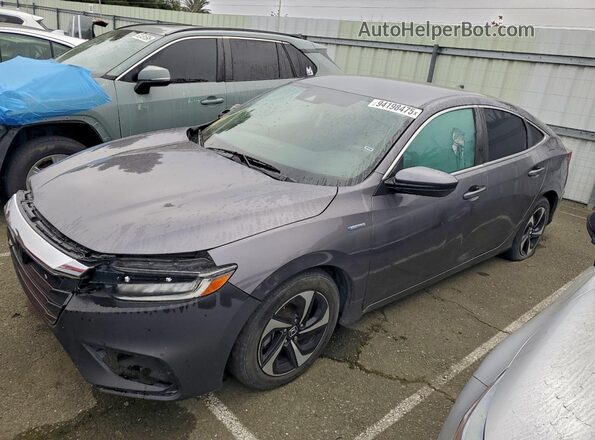 19XZE4F57NE003883 2022 HONDA INSIGHT Gray Задня ліва чверть