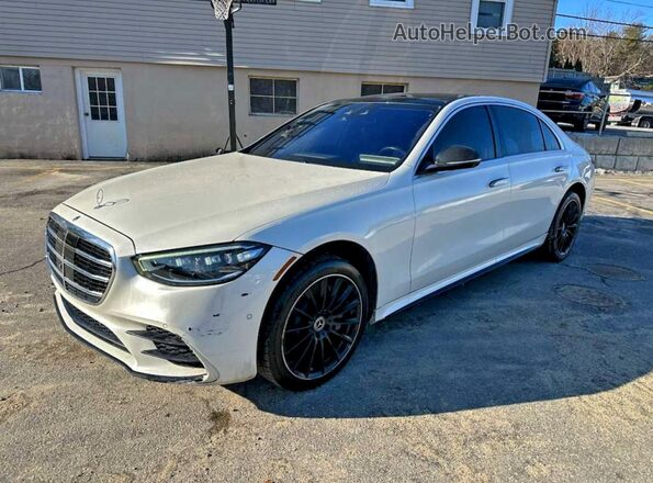 W1K6G7GB4NA122650 2022 MERCEDES-BENZ S Белый Задняя левая четверть