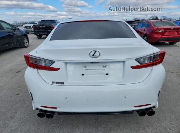 JTHHA5BCXH5006826 2017 LEXUS RC White Widok wnętrza z przodu