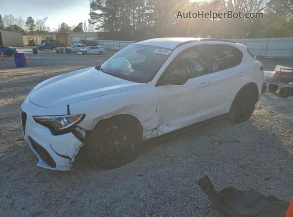 ZASPAJAN3M7D13513 2021 ALFA ROMEO STELVIO White Trasero izquierdo
