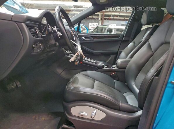 WP1AA2A53NLB01643 2022 PORSCHE MACAN Blue Vista del salpicadero