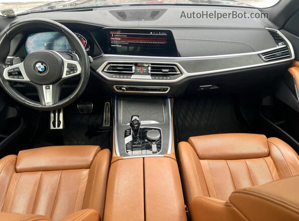 5UXCW2C06N9J79973 2022 BMW X7 Синий 