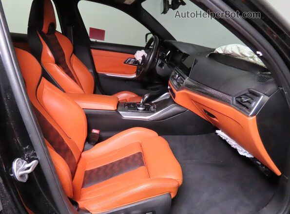 WBS33AY01MFK86175 2021 BMW M3 Black Հետևի տեսք
