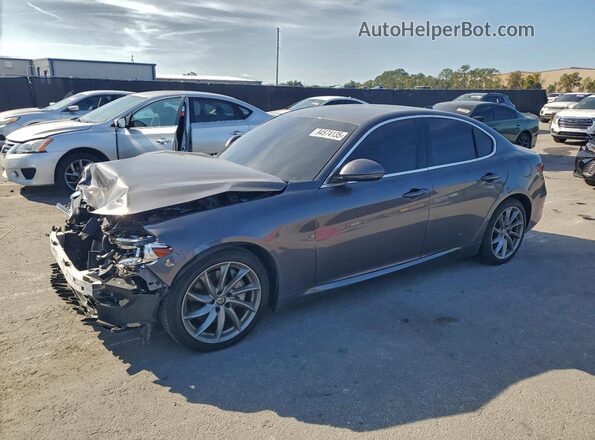 ZARFAMANXK7599319 2019 ALFA ROMEO GIULIA Gray Հետևի ձախ