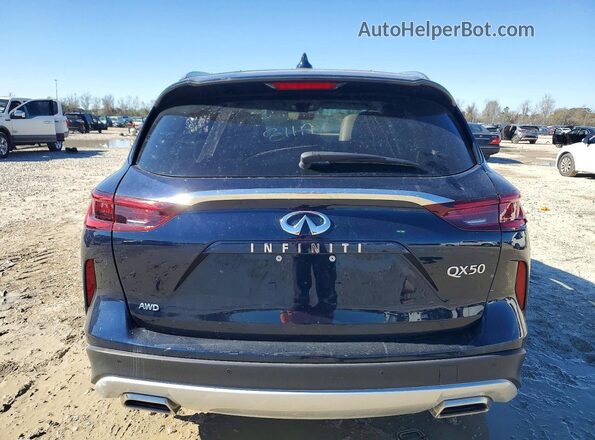 3PCAJ5BB3SF109604 2025 INFINITI QX50 Blue Սալոնի դիմացի տեսք