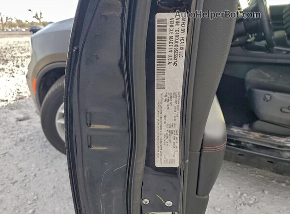 1C4RDJDG9SC553742 2025 DODGE DURANGO Black 