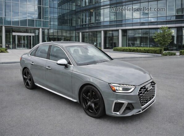 WAUA4AF47LA064167 2020 AUDI S4 Серый Задняя левая четверть